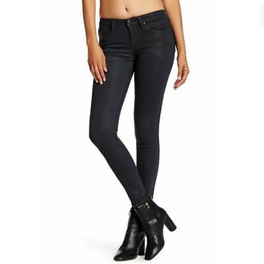 Diesel Women's Skinzee Super Slim Skinny Jeans (Black/Denim, 25W x 32L)